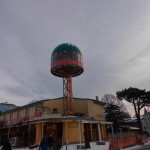 Hochcafe auf der Promenade im Ostseebad Zinnowitz, mit Blick auf die Ostseeküste 1