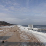 Ostseestrand im Winter