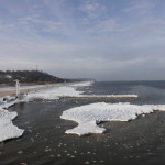 Ostseestrand im Winter