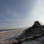 Ostseestrand im Winter