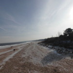 Ostseestrand im Winter