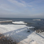 Ostseestrand im Winter